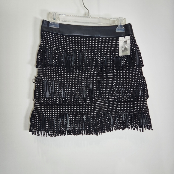 Sincerly Jules Dresses & Skirts - Sincerely Jules Black Embellished Mini Skirt, Great For Concerts, or Night Out.